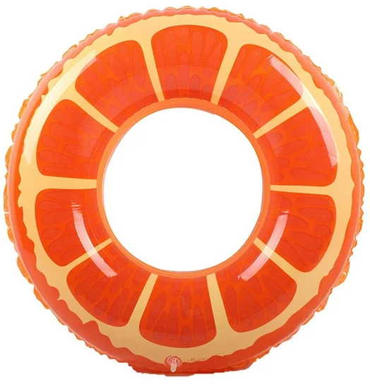 Anneau de Natation pour Enfants avec Motif de Fruits, Bouée Gonflable, Jouets de Piscine